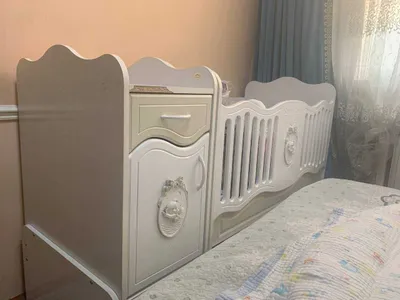 Детская кровать.Вместе с бортиками 1