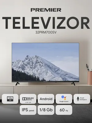32 dyuymli yangi Premier televizori 1