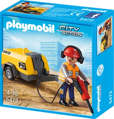 Playmobil 5472 Строитель с отбойным молотком 9 pcs 1