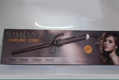 Yangi «Sokany Curling Tong» soch jingalaklagichi. Diametri 28 mm 1