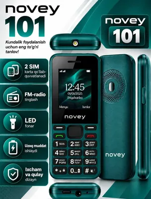Novey 101 — кнопочный мобильный телефон 1