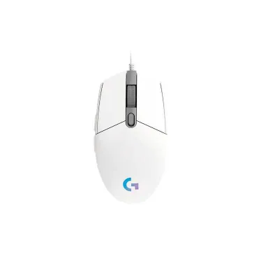 Logitech G102 LIGHTSYNC Corded Gaming Mouse White sichqonchasi 1