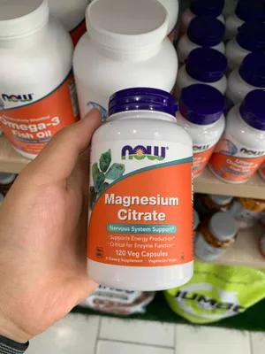 NOW FOODS Magnesium Citrate — 120 капсул 1