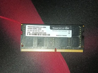 Noutbuk uchun 16 GB DDR4 3200 MHz Team Group tezkor xotirasi 1