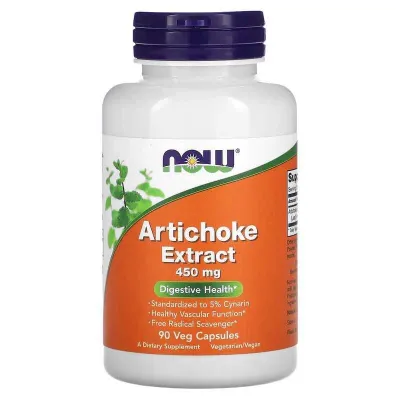 NOW Foods NOW Artichoke Экстракт артишока, 450 мг 90 капсул 1