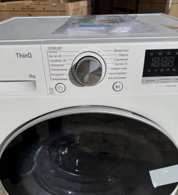 Стиральная машина LG 9 кг - Al DD | TurboWash 360° Steam+| ThinQ 1