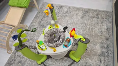 Sakrash moslamasi — Evenflo ExerSaucer o‘yin markazi 1
