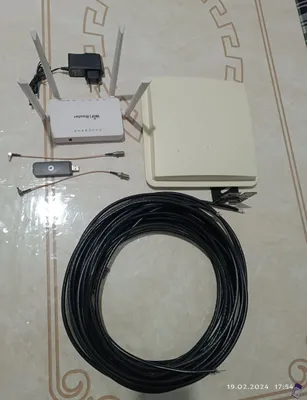 Router-antenna-modem, SIM-karta + 5 m SIM