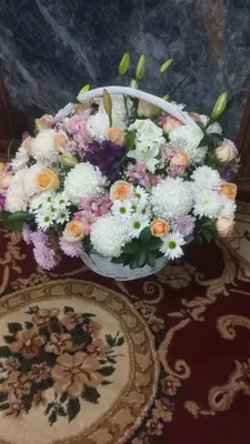 Цветы в корзине 2