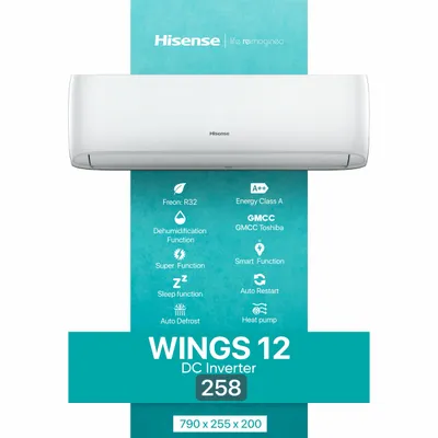 Кондиционер Hisense Wings 12 DC Inverter. 1