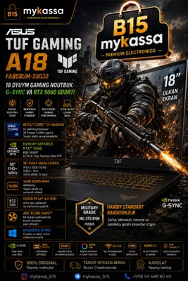 ASUS TUF GAMING A18 FA808UM-S8030 • Dastavka • New