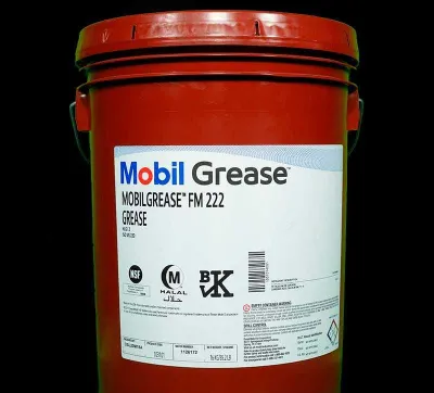 Mobilgrease FM 222, 18 kg chelak — ko‘p maqsadli oziq-ovqat moyi