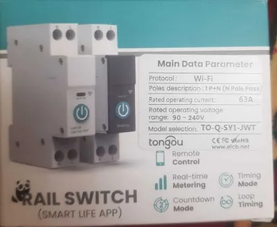 Умный выключатель Wi-Fi 63А / Tongou / Smart/ Управление с телефона 1