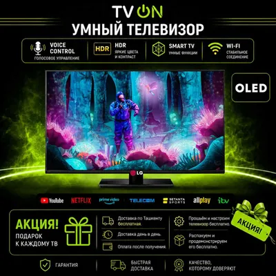 Televizor LG OLED 48/55/65/77/83 Smart TV 4K webOS WiFi Indonesia 1