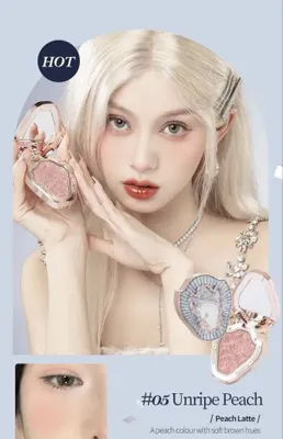 Flower Knows Unicorn Embossed Blush #05 rumyana 1