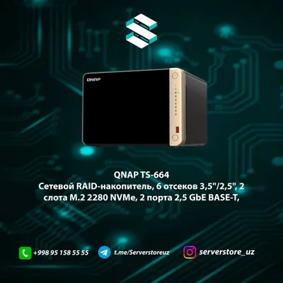 Tarmoq RAID’i — QNAP TS-664