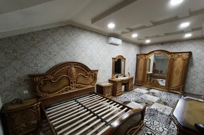 Роскошный китайский спальный гарнитур (полный комплект, 6 предметов) 1