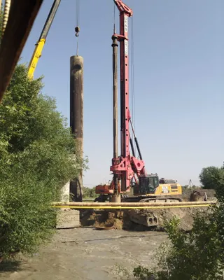 600 mm dan 2500 mm gacha diametrda, 44 metrgacha chuqurlikda burg‘ulash xizmatlari. 1