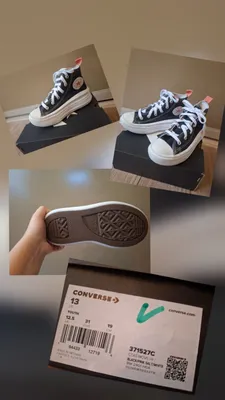 Обувь для девочек. CONVERSE. Б/у.  Размер 31