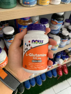 NOW FOODS L-Glutamine 500mg - 120 vcaps 1