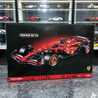 Новый Конструктор Ferrari SF-24 (1361 деталей) гоночный болид 1