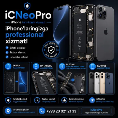 Услуга ремонта iPhone