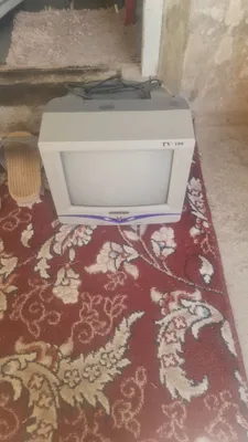 Телевизор черный белый 1
