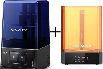Creality Halot-One Plus 4K фотополимерный принтер + моечная станция UW-01 1