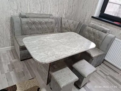 Хамйонбоб сифатли кухини угалок+ Стол2 пуфик 1