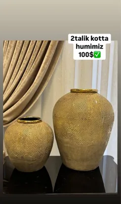 Interyer uchun dekorativ vazalar (Xum) 1
