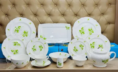 MODEL - GIEN FRANCE 🇫🇷, 6 kishili (48 pcs) idish to‘plami 1