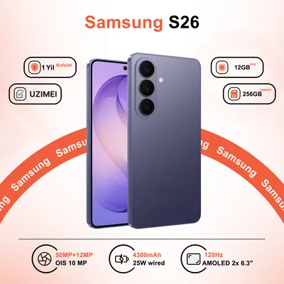 Samsung S26 Yengi 1 Yil Rasmiy Kafolati Bilan 1