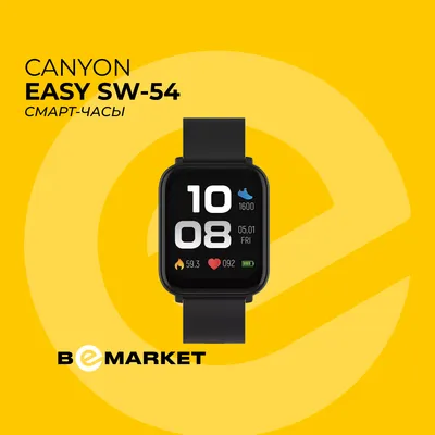 Смарт-часы Canyon Easy SW-54, Black 1
