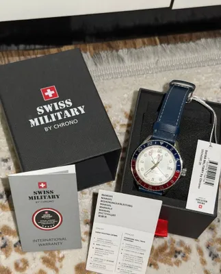 Швейцарские часы Swiss Military by Chrono Quartz GMT. 1