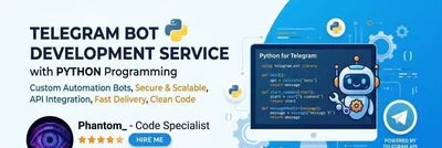 Telegram-бот на Python — разработка любой сложности