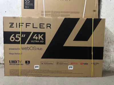 Ziffler 65 4K UHD QLED 120hz google TV televizori, bepul yetkazib berish 1