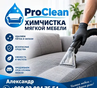 Химчистка мягкой мебели