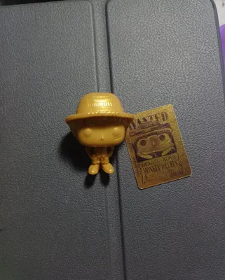 Киндер one piece золотой луффи редкий
