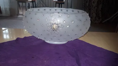 Чешский хрусталь;Большая фруктовница,конфетница новая 1