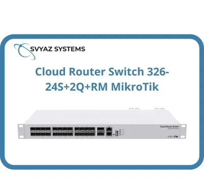 MikroTik Cloud Router Switch 326-24S+2Q+RM kommutatori