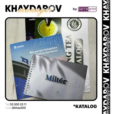 Poligrafiya va reklama mahsulotlari 1