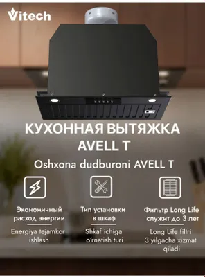 Mebel ostiga o‘rnatiladigan oshxona havo so‘rgichi 1