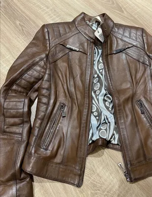 Натуральная кожаная куртка 1