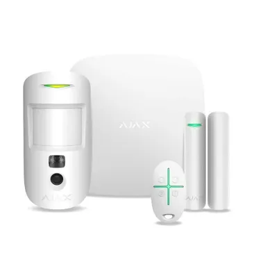 }Ajax StarterKit Cam white EU комплект охранной сигнализации 1