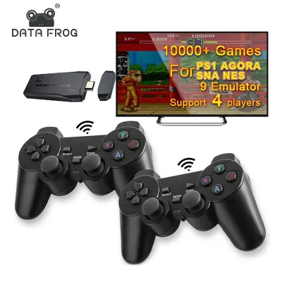 4K HD o‘yin konsoli, 64 GB, 10 000 ta o‘rnatilgan o‘yin, geympad 1