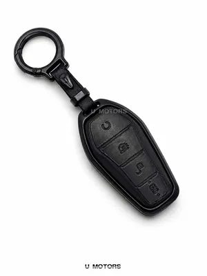 Чехол для ключа (пульта) из натуральной кожи для BYD/ Toza charm pult 1