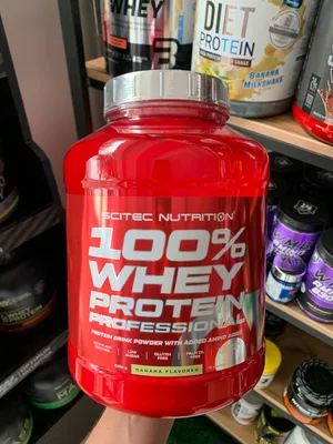 Scitec Nutrition 100% Whey Protein Professional (2,35 кг, банан)