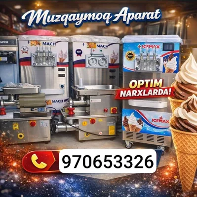 Muzqaymoq aparat frezir barcha turidan ARGENALI 1 qul optim narxlarda 1