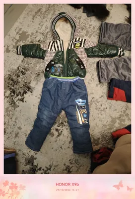 1 yoshdan 2,5 yoshgacha bo‘lgan o‘g‘il bola uchun qishki kostyum. 1