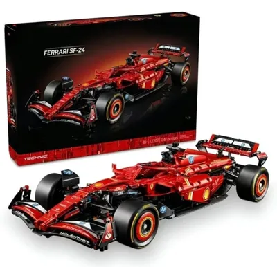 Конструктор LEGO Ferrari SF-24 F1 (1361 деталь), новый 1